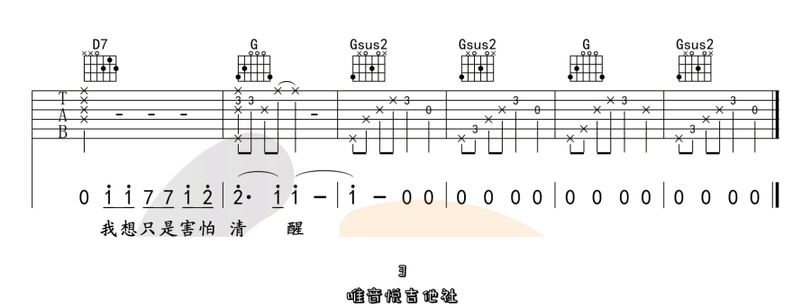 她说吉他谱_3