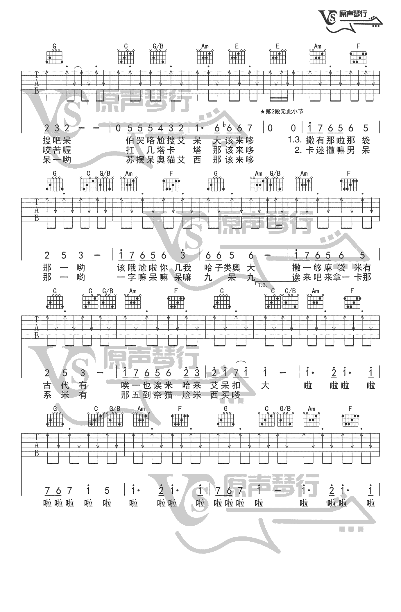 Planet吉他谱_2