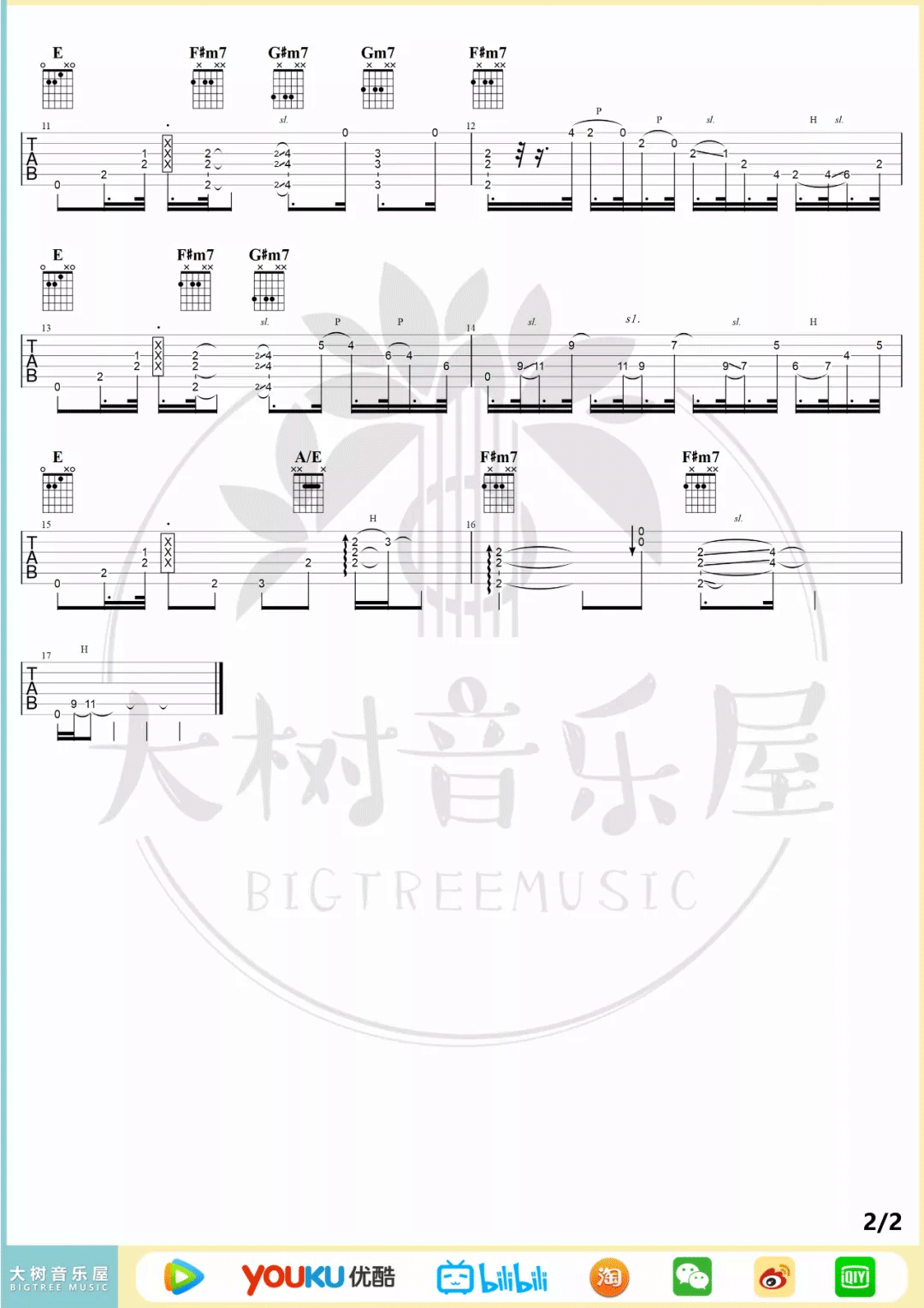 Rose指弹吉他谱_2