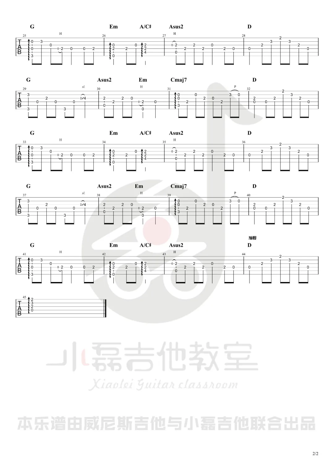 知道不知道指弹谱吉他谱_2