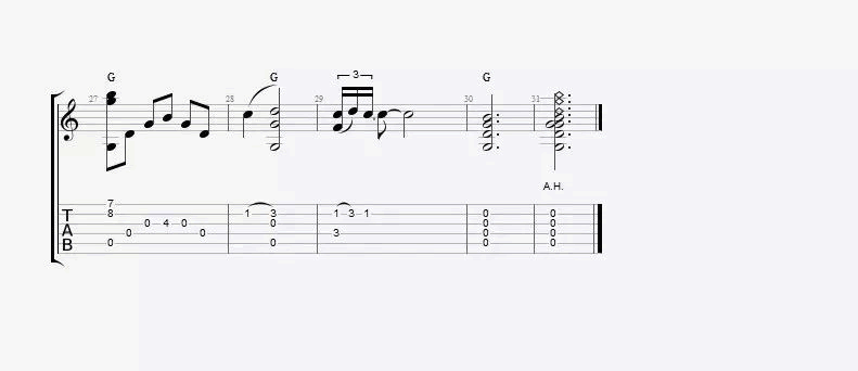 Silent Night指弹吉他谱_3