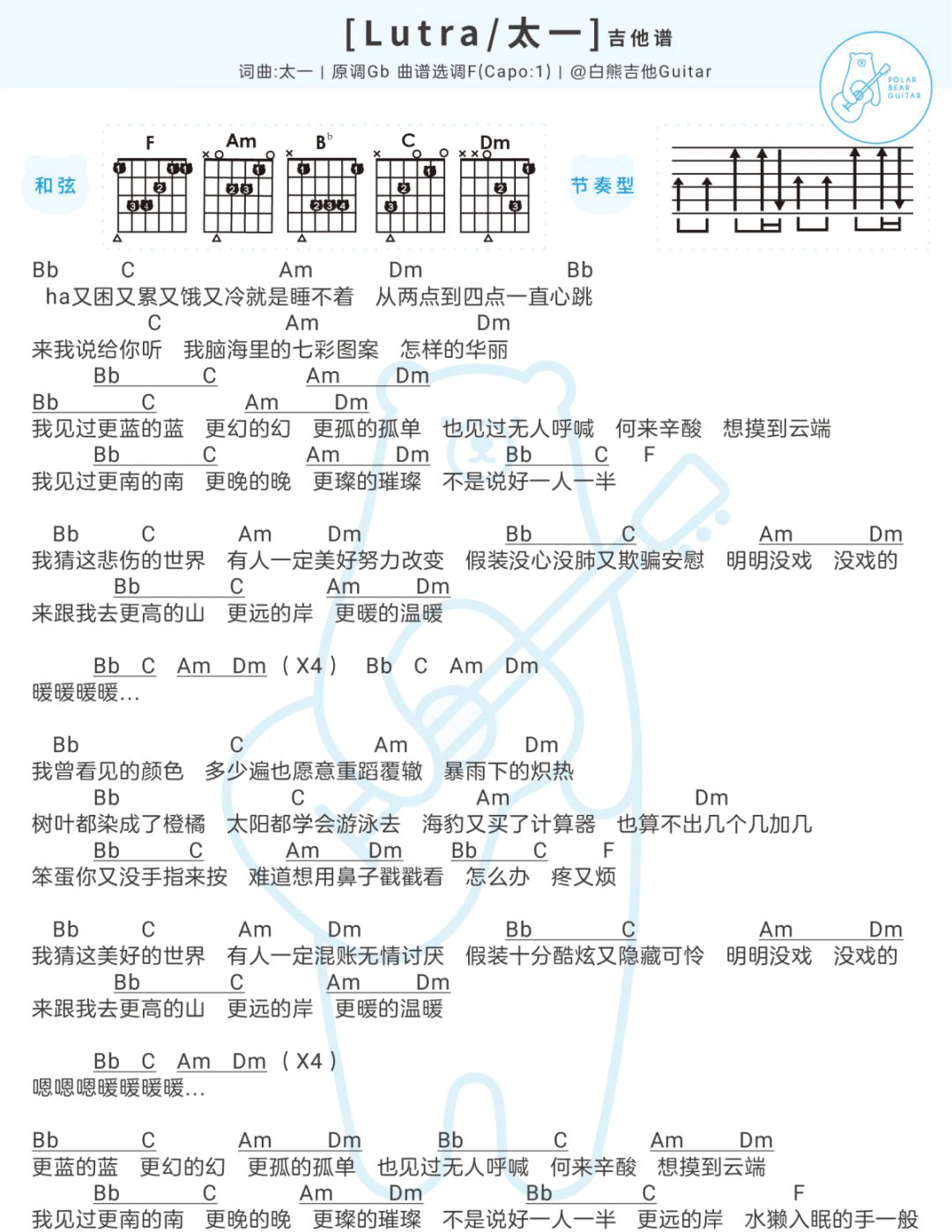 Lutra吉他谱_1