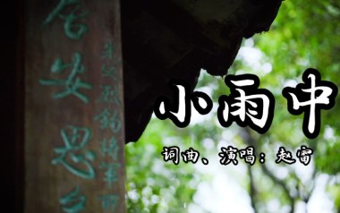 小雨中吉他谱_封面