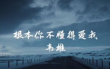 根本你不懂得爱我吉他谱_封面