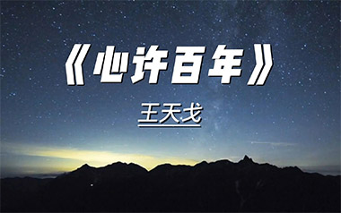 心许百年吉他谱_封面