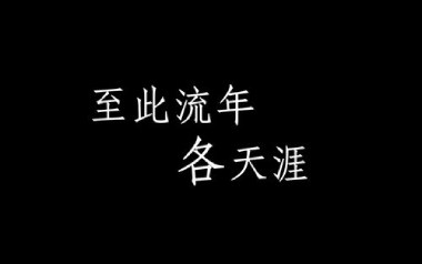 至此流年各天涯吉他谱