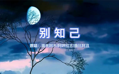 别知己指弹吉他谱