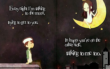 Talking To The Moon吉他谱