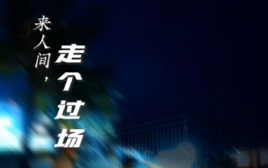 来人间走个过场吉他谱_封面