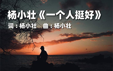 一个人挺好吉他谱