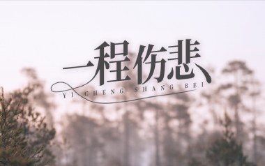 一程伤悲吉他谱_封面